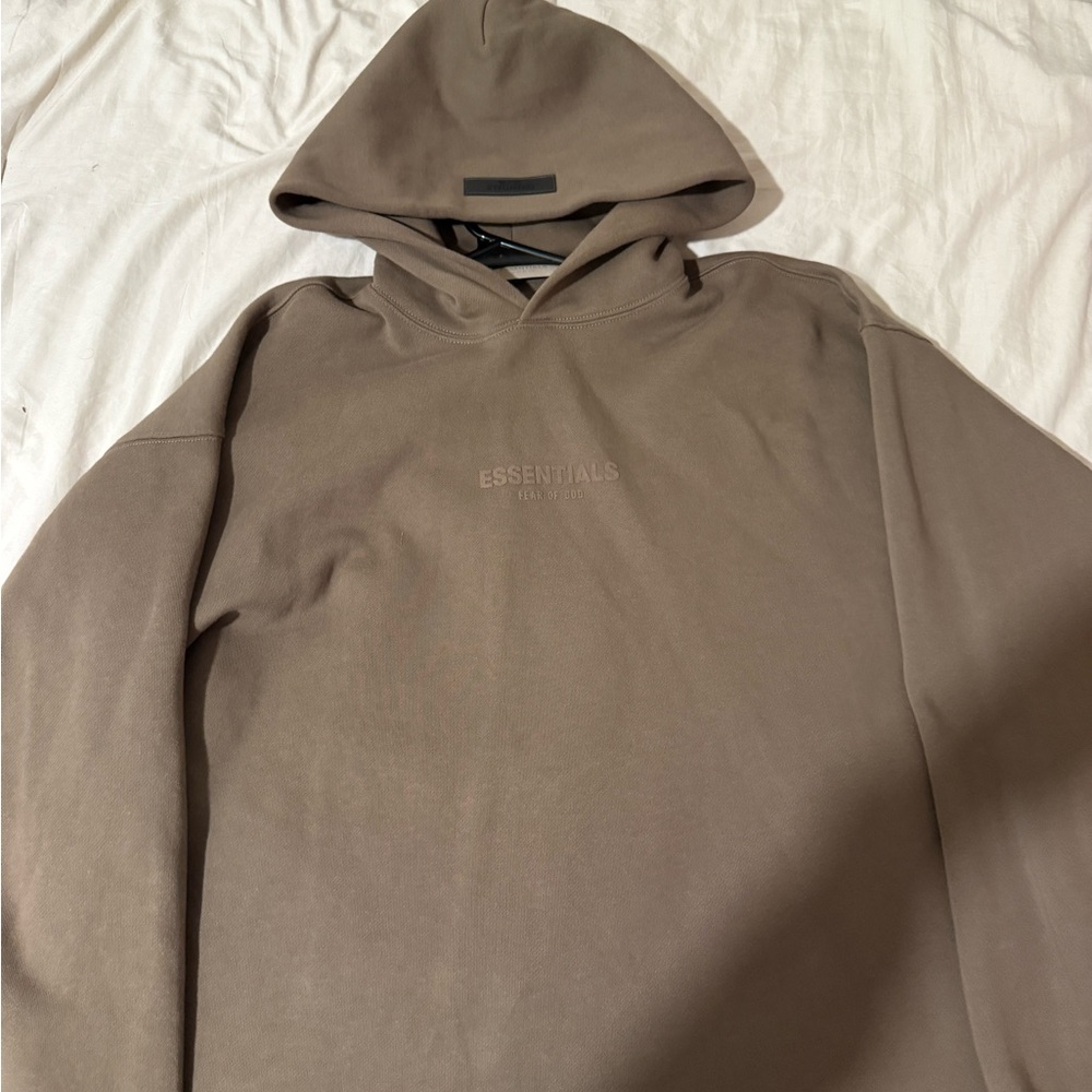 Essentials Brown Hoodie. Like new.